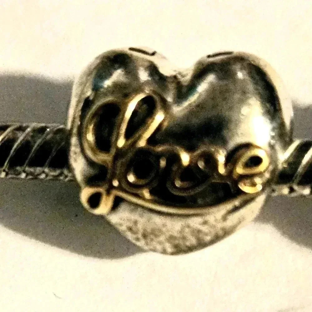 Pandora bracelet with 4 charms 100%  Silver Authentic - Picture 6 of 13